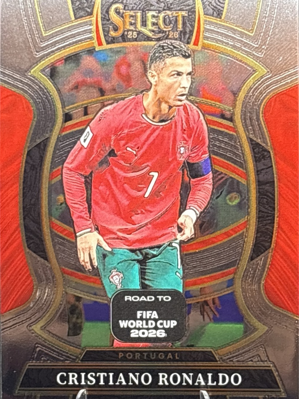 Panini Select Cristiano Ronaldo World Cup Trading Card